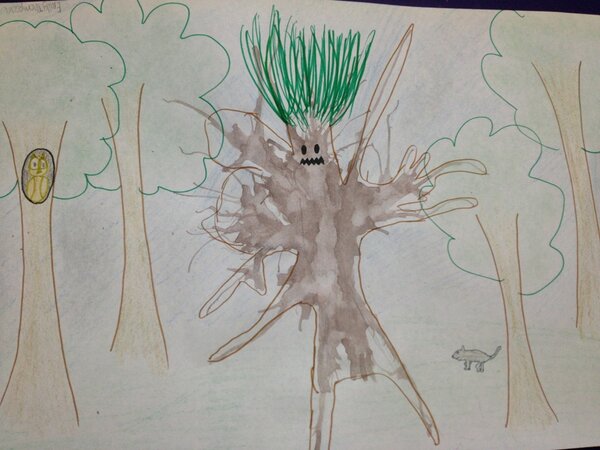 ejthompson287's tweet photo. My attempt at a scary tree coming to life! #visarts13 http://t.co/D3IlS4Wi