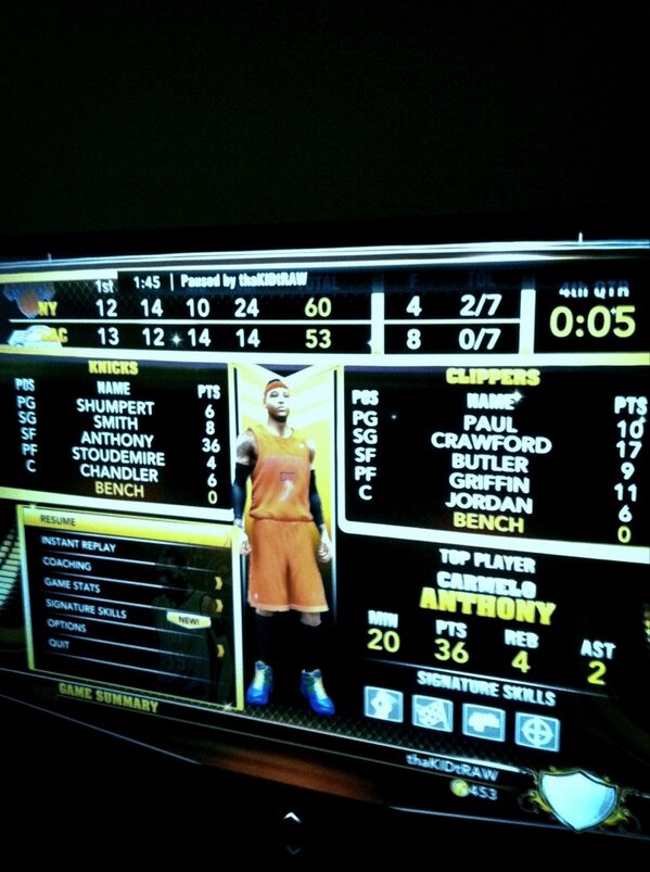 Troy_Thompson7's tweet image. @jordan_pitts07 had me on the ropes but #MELO is way to clutch late in the game #36points #GotEmm #haaannn