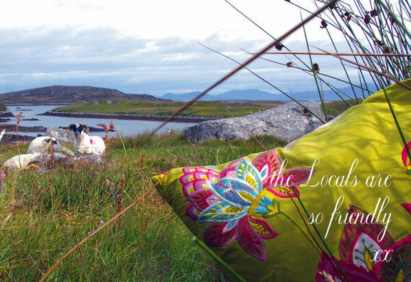 RemnantKings's tweet photo. The cushion in the new bag gets around quite a bit, here it is enjoying a break on the Western Isles last year. http://t.co/SkasuqON