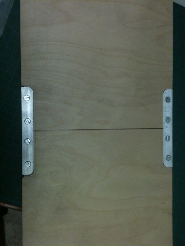 PhilaUMSID's tweet image. John&apos;s joint mock up for his shelf system.