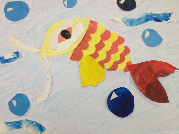SamiRovtar's tweet photo. First time with stencil art. I believe this is also great for cognitive and imaginative skills. #visarts13 #ericcarle http://t.co/vyh1f8K3