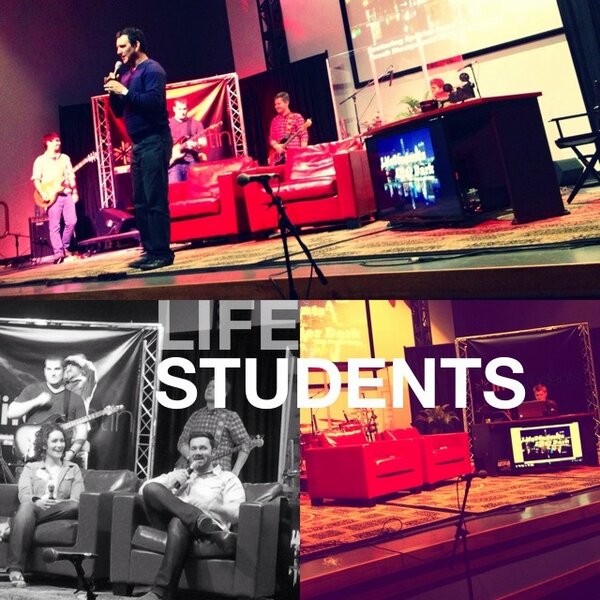 brockstamps's tweet image. A “Late Night Show” to welcome the new Student Pastor. Good times…especially the BBQ brisket sandwiches!!! #LifeAustin
