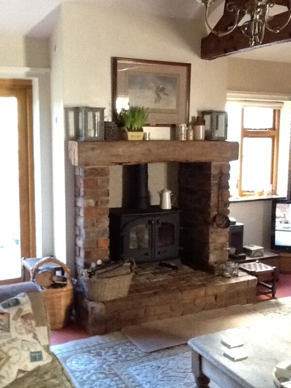 thefirebarn's tweet photo. Have a look at this Yeoman County flat top multi fuel installed last week into a reclaimed brick chamber http://t.co/r3lKkuLJ