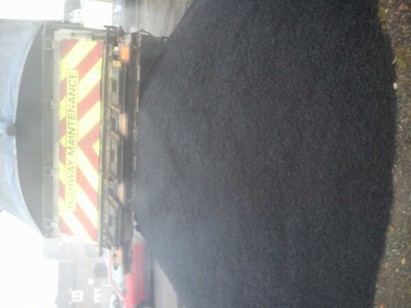 gc_hall's tweet photo. Twenty ton tarmac to put down, busy day ahead http://t.co/cZoz7mfv
