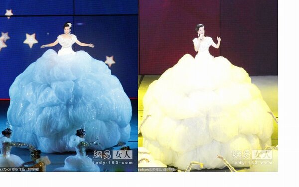 Seeker0204's tweet photo. impossible is nothing...aha, look at that petticoat, an amazing  and sensational cake skirt in China these days. http://t.co/skuH0L7w