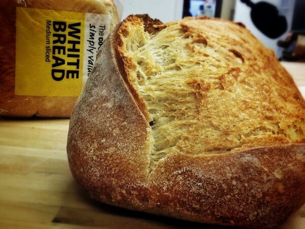loafcoop's tweet image. #realbread #crapbread.