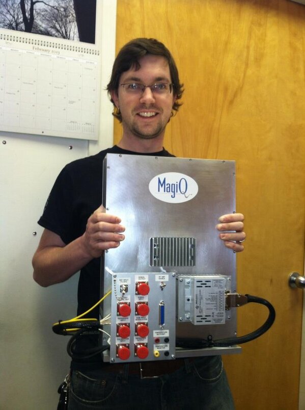 MagiQTech's tweet image. Craig with one of our latest and greatest accomplishments.