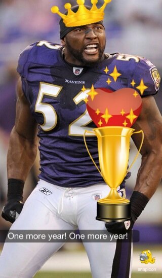 Snapicon's tweet image. King Ray!  #superbowl #raylewis