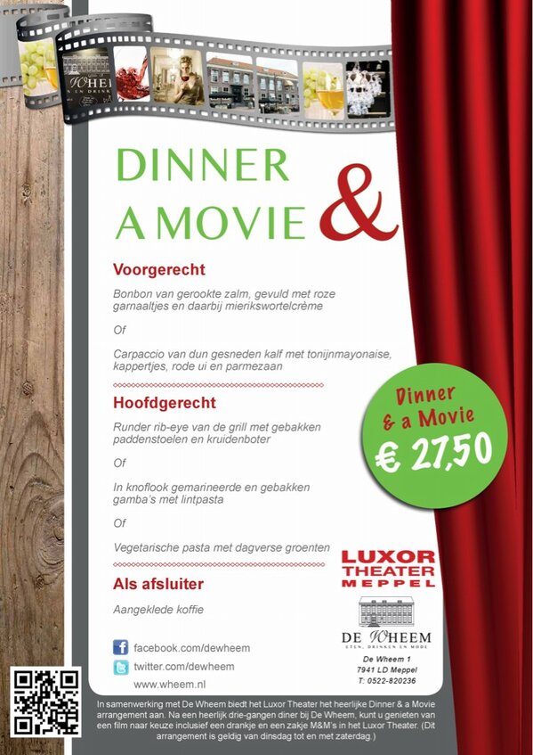 Valentijnsdag....Diner &amp; Movie met De Wheem?