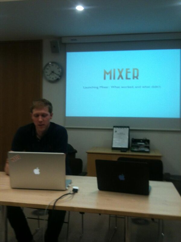 geomob's tweet photo. @connellchris tells us about mixerapp http://t.co/JeC5XLbh