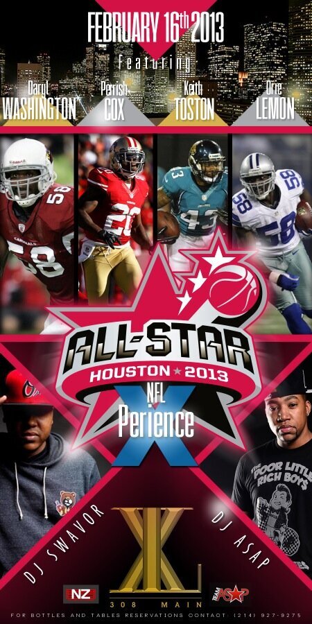 NinaZDallas's tweet photo. @HoustonChron Feb 16th The #NFL #AllStar #XPERIENCE w/ @pcox16 @38Tosto38 @OrieLemon58 @DWashington58 @Kennethfatmack http://t.co/tDAfrOhr