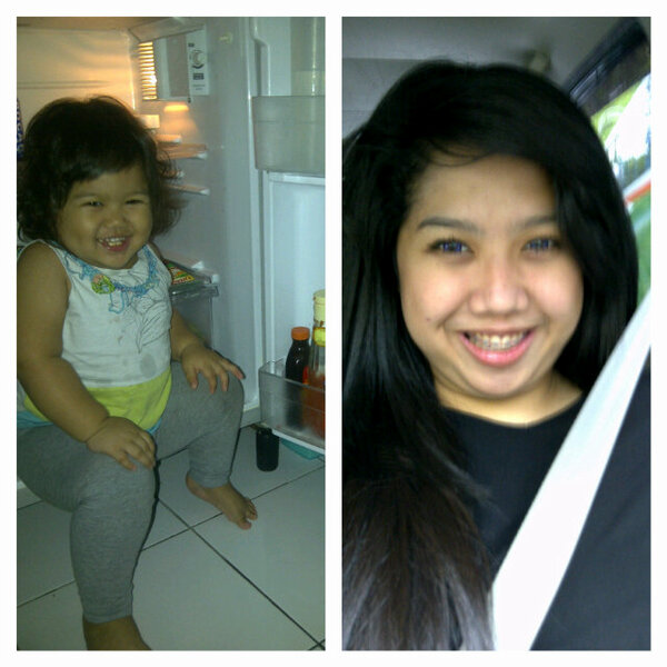 Ms_aRenia's tweet photo. "Love u kid @Bebeknyafloshy: Senyum yg manisSs...love u friend @Ms_aRenia http://t.co/wJyQZb9l"