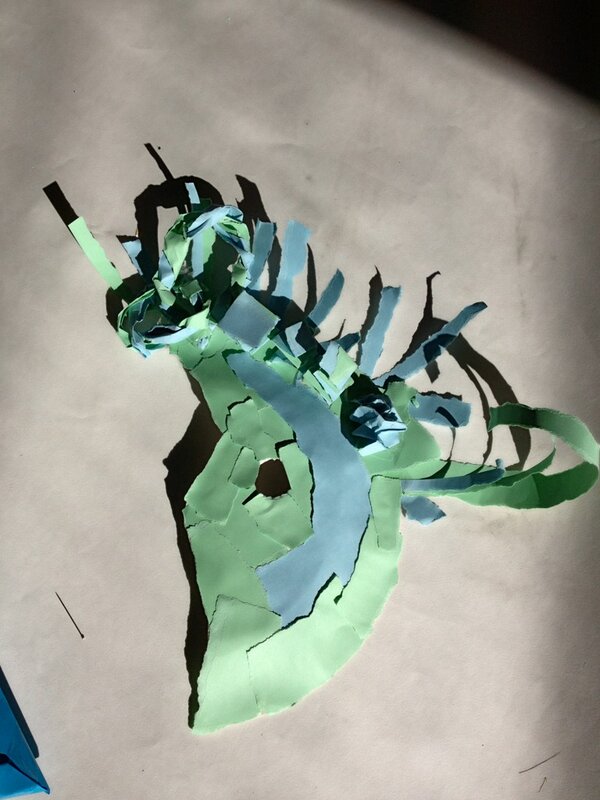 _DanielleKK's tweet photo. Phantom of the opera/ Statue of Liberty inspired paper plate mask! #visarts13 http://t.co/JnkTN1CD