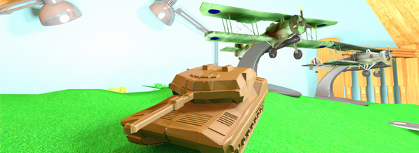 StroodAnimation's tweet image. Dramatic shot of the plane and tank for the front cover!