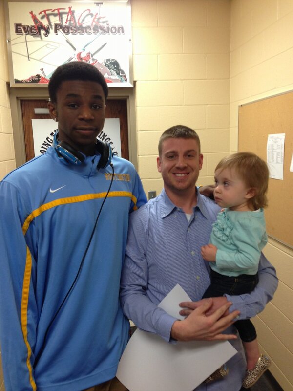 Thanks <a href="/coachAwood/">Ryan Arrowood</a> and <a href="/22wiggins/">andrew wiggins</a>  for taking care of us tonight.  Piper had a blast!