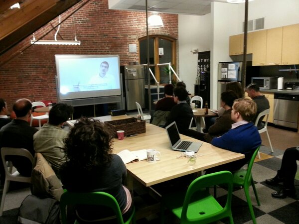 ErikLvanBergen's tweet photo. Great design thinking discuss &amp; doc screening @Thinkside @BenjaminSpear @DthenewB . Thx 2 @Intpdlabs  #designthinking http://t.co/NqOVw1Q6