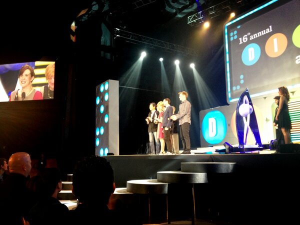 The winner of the night: Journey! Congratulations from Hansoft!:) #DICE2013 #DICEAwards