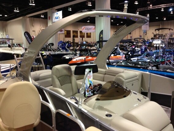Wrapping up first day of boat show in Calgary..  Great folks in Canada!!!