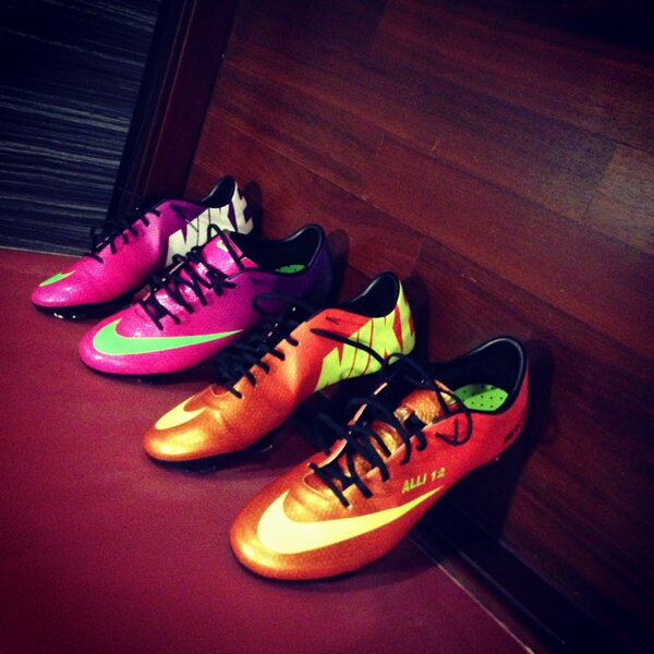 MuhammadAlli07's tweet photo. @SoccerBible Will be rocking this 2 monsters for this weekends game! http://t.co/jCTh6jei