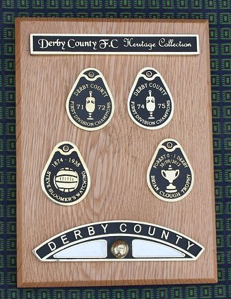 FootballMedals's tweet photo. The Derby County Display Board Collection. A perfect gift for any Derby County fan #DCFC #RAMS @dcfcofficial http://t.co/oofUedkf