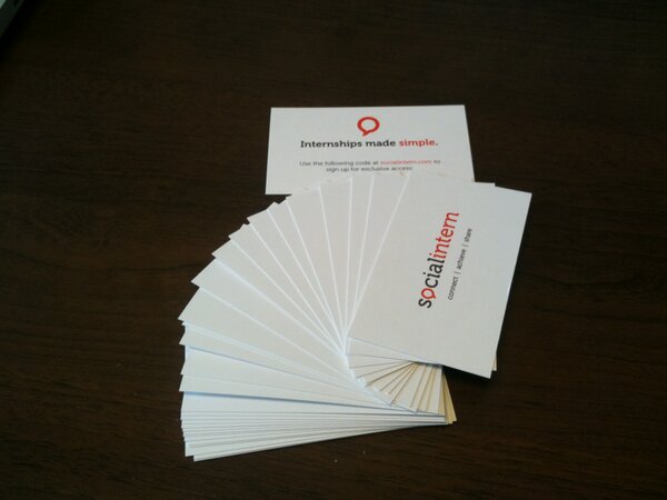 Keep an eye out for these scattered around MIT and Harvard! They've got some special Social Intern signup codes