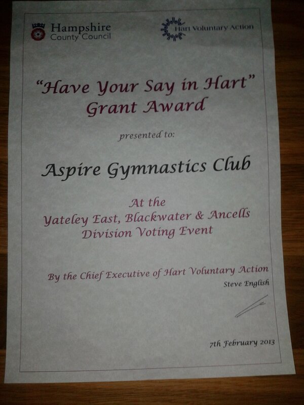 We applied for a grant for new mats from our local council  - we have been promised some money - great result!