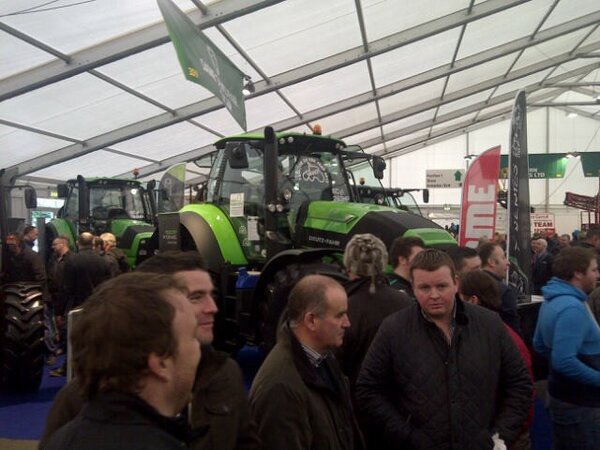 Still busy and getting lots of interest, brilliant day #ftmta #deutzfahr