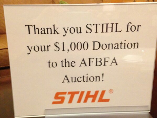 Proud to support! RT <a href="/agfoundation/">American Farm Bureau Foundation for Agriculture</a>: #2013JNLC a big thank you to <a href="/STIHLUSA/">STIHL USA</a> for their $1000 donation to our auction!