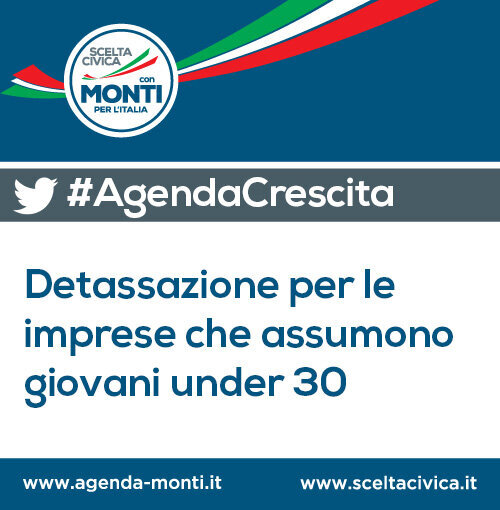 Aiutare i giovani favorendo le aziende che assumono gli under 30 bit.ly/AgendaCrescita ST #AgendaCrescita