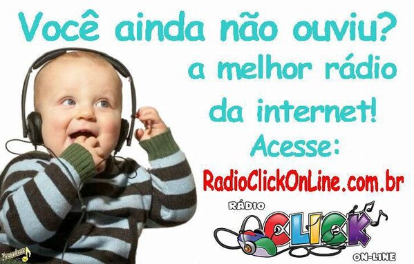 RadioClickOn's tweet photo. As melhores músicas em uma única programação acesse e confira http://t.co/W1ozA8WC sua rádio na internet http://t.co/V8hPvLKA