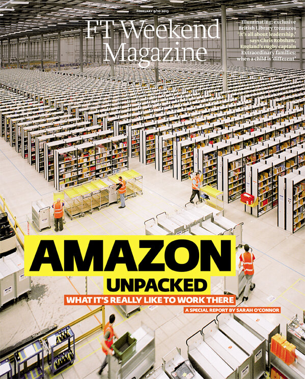 FinancialTimes's tweet photo. Read for free: #Amazon unpacked: what it's really like to work there http://t.co/mIf6iOI9 #ftconversation http://t.co/dvimzQ8z