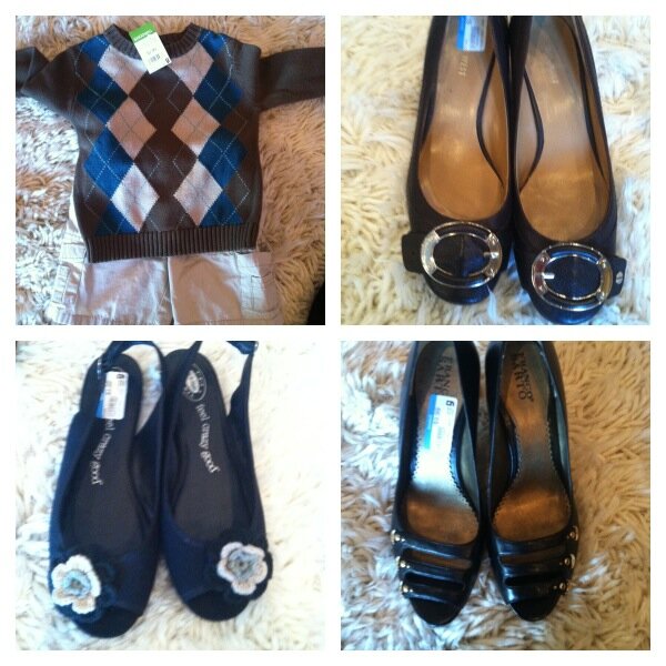ReAnneBam's tweet photo. Sweater. Cargo shorts. 3 pairs of shoes all from Goodwill for $14.95 #mysavingstip http://t.co/I37fOu5w