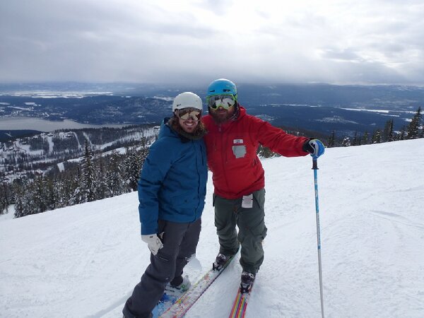 thatchbutter's tweet photo. The Big Guy and  I- Big Mountain, Whitefish, MT http://t.co/RaCCuWKH