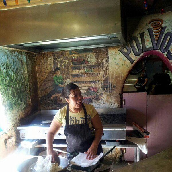 Austin business, day 2. Polvos taco authenticity