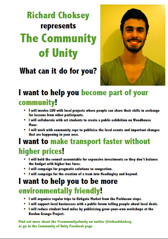 Finished the manifesto for the #communityofunity so here it is in full! #leadluu