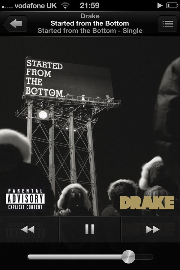 WINi__10's tweet image. Had this on repeat whilst running tonight #Tune @Drake #StartedFromBottom
