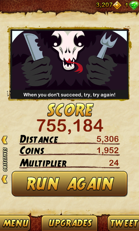 MelPrimus's tweet photo. I got 755184 points while escaping from a Giant Demon Monkey. Beat that! http://t.co/Z9hBrZOx http://t.co/RDR0JgUd