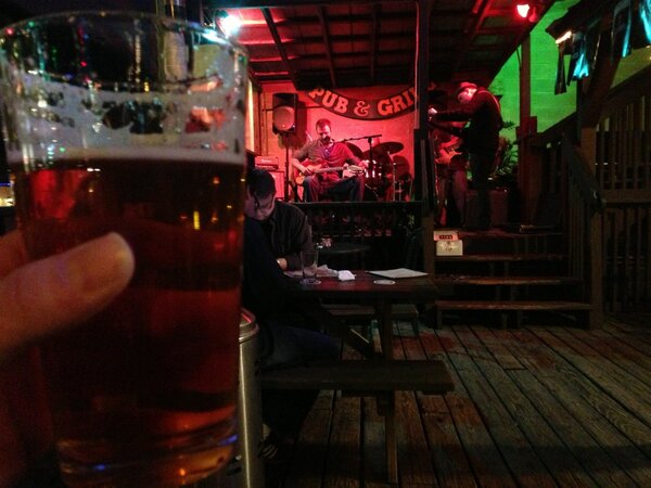 2nd stop on the #austin #CraftBeer adventure is #opaldivines having a #deepellumipa and some live music