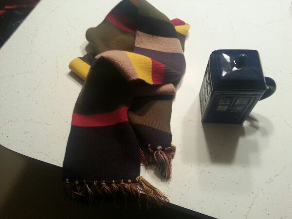 stephenyavorski's tweet image. I got this for my birthday. #tardismug #4thdoctorscarf @chaoticninja