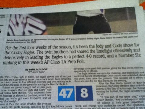 davemurrell's tweet photo. Looking through some old papers - sept 17 2006 #LoweBrothers http://t.co/EqOKNKFI