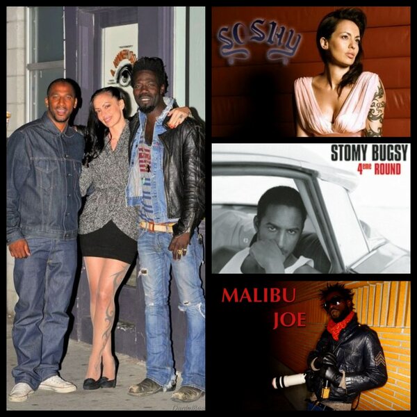 MalibuJoeShow's tweet photo. Stomy Bugsy / Soshy and Malibu Joe working on a new song. #stomybugus #soshy #Timbaland  #paparazzi http://t.co/u7XQLkie