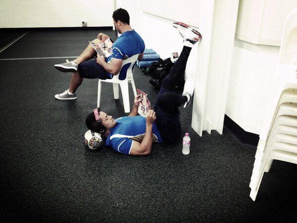 JarrydHayne's tweet photo. “@Haydenknowles: The plane is in the Hangar 
#gettingreadyfortakeoff 
#NRLAllStars http://t.co/Ob54azz4” haha nice H