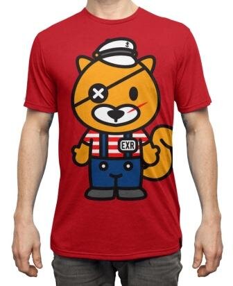 TEDDY BEAR IS PIRATE CREW TOO ...