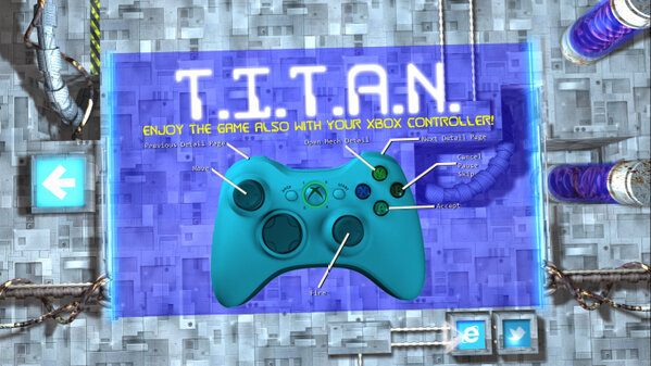 pansoftgames's tweet photo. T.I.T.A.N. update ready for #windows8. Enjoy XBOX controller gameplay also on #surface, thanks to @monogame http://t.co/KS2oDqc2