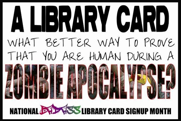 AlecJAWilliams's tweet photo. Happy National Libraries Day. Useful advice attached. 'Think on', as we say in Yorkshire... http://t.co/UFc3o3U4