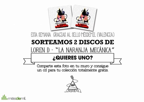 OnlyRealHH's tweet photo. @PromocionRap Quieres un cd de @lorende77 ? RT este mensaje y visitanos en http://t.co/1DTJhbHf  http://t.co/H9DbGvQ6 @mesdemil