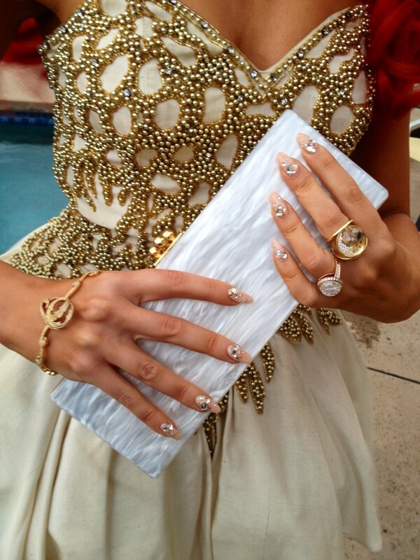 My bling from last night #EdieParker #RoyalAsscher #EnglishClientele #ESnails #Musicares #Grammys