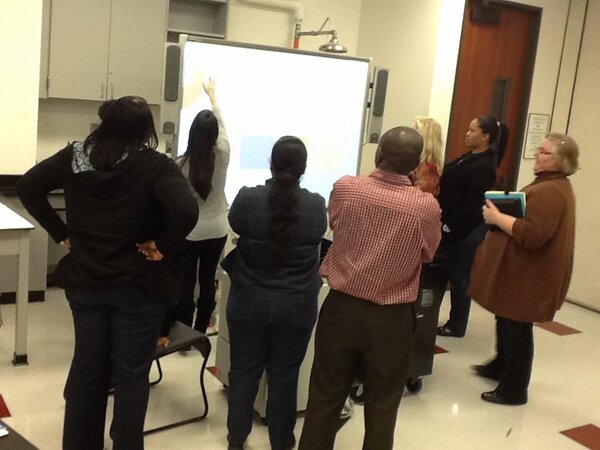 sanabrennan's tweet image. #R4mathconf Learning about SMART Boards for 6-12 math!