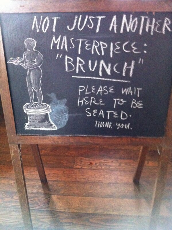 A servers fine art degree put to the best use possible;