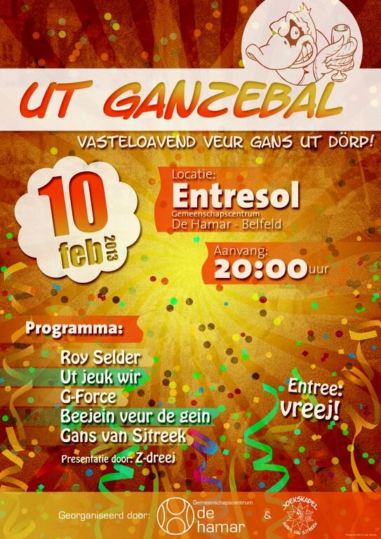 Vandaag geit ut gebeure ut #ganzebal geit los vleeg geej met? Ventilatie is geregeld en ut beer steit kaad #jkgvs
